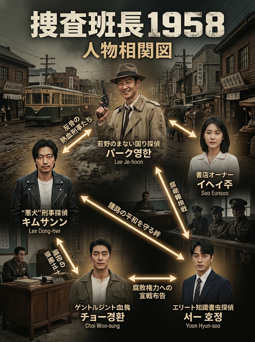『捜査班長 1958』人物相関図・関係性完全マップ