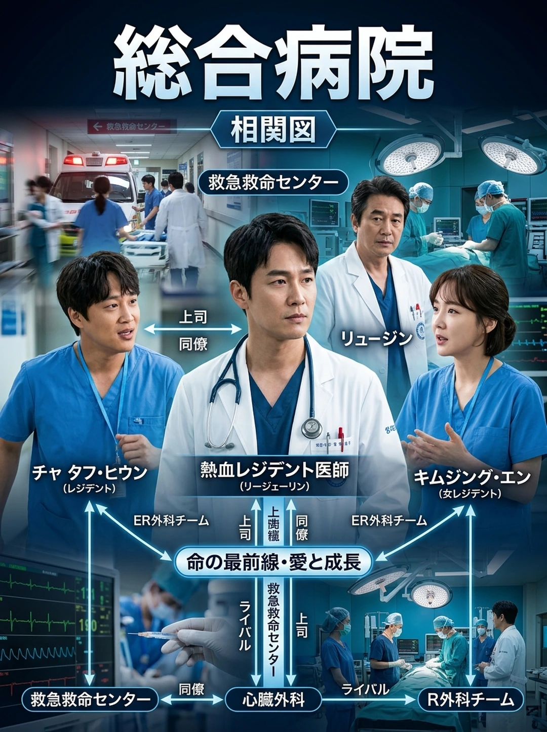 『総合病院』人物相関図・関係性完全マップ