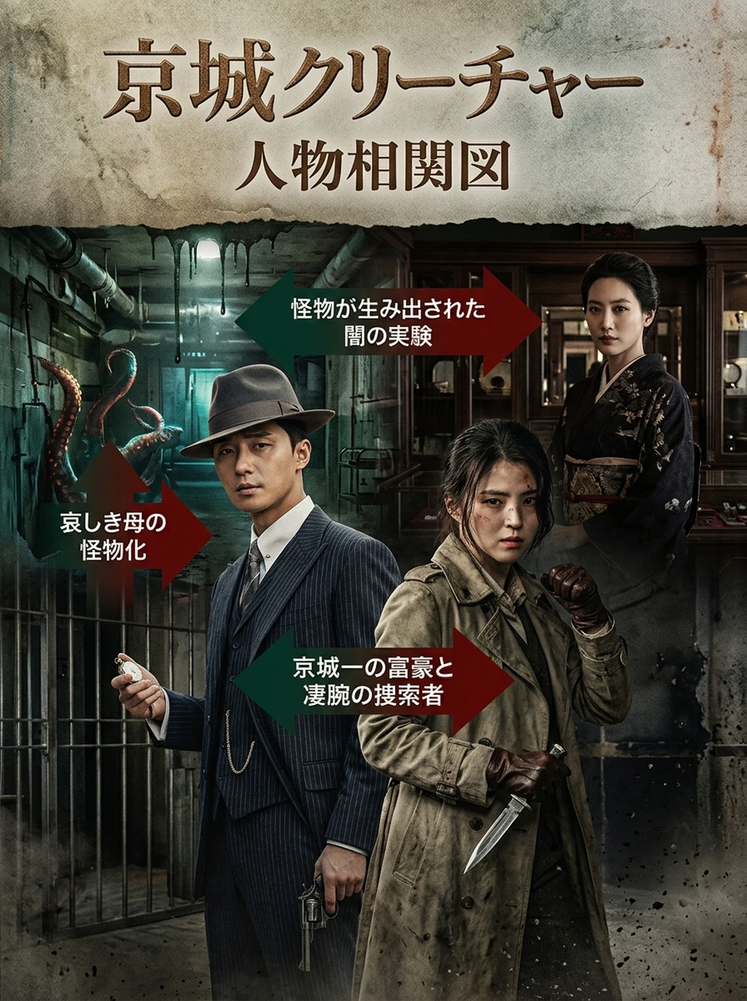 『京城クリーチャー』人物相関図・関係性完全マップ