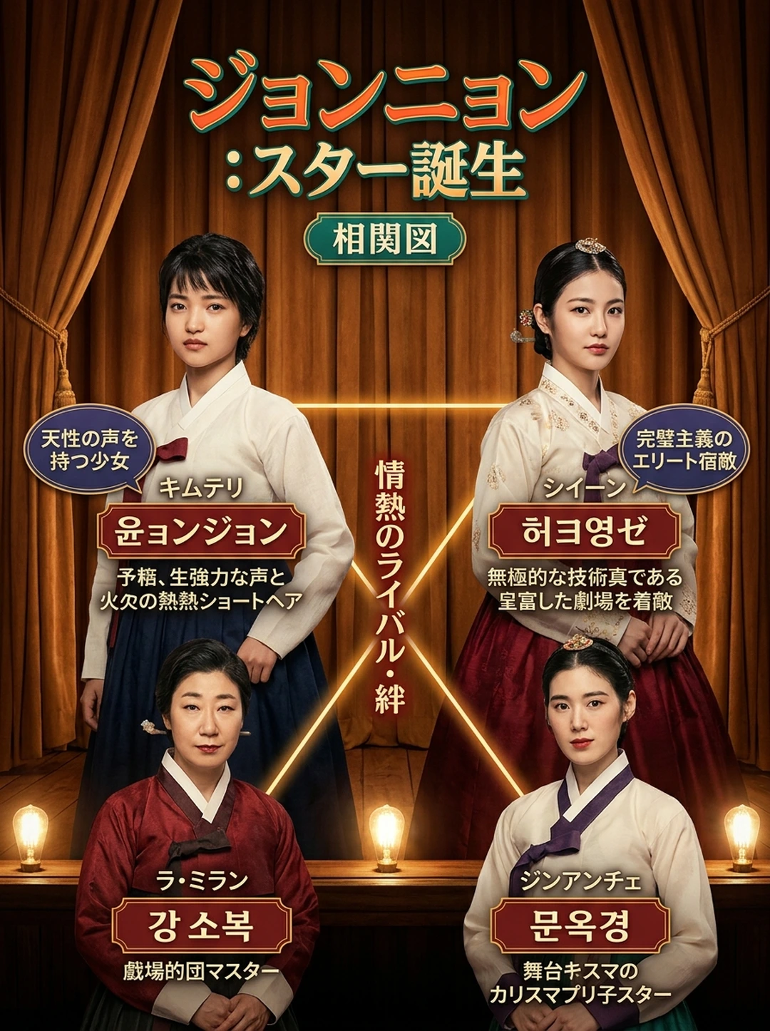 『jeongnyeon-the-star-is-born』人物相関図・関係性完全マップ