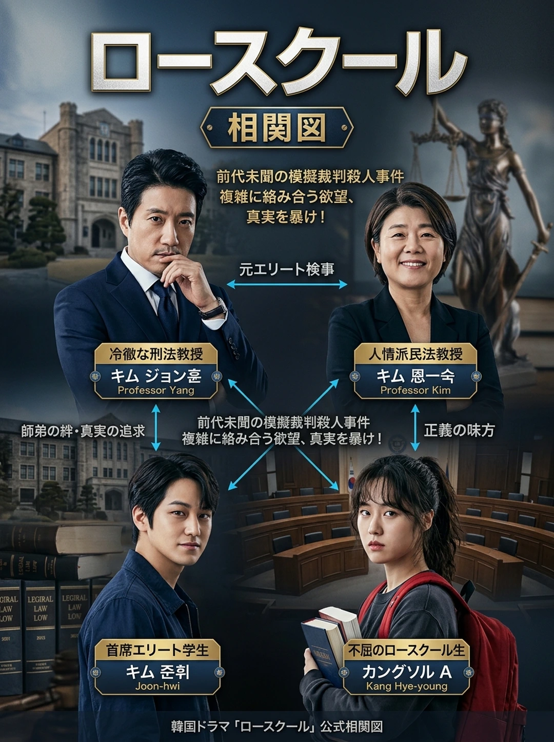 『ロースクール』人物相関図・関係性完全マップ