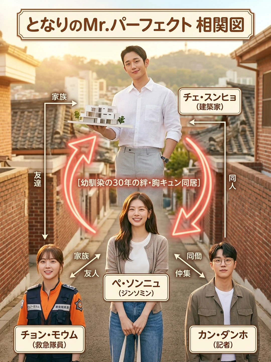 『となりのMr.パーフェクト』人物相関図・関係性完全マップ