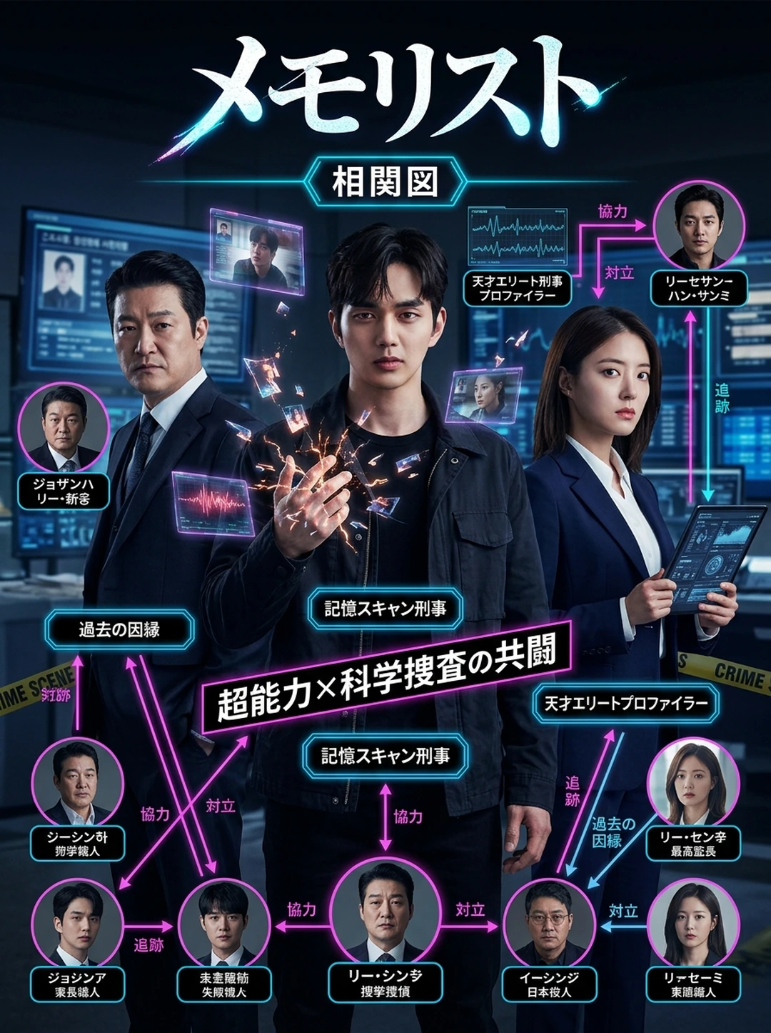 『メモリスト』人物相関図・関係性完全マップ