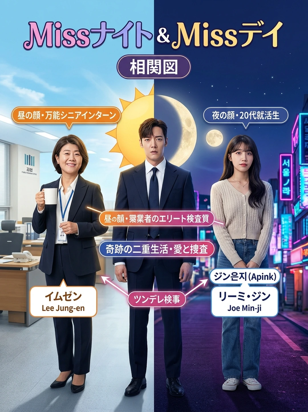 『miss-night-and-day』人物相関図・関係性完全マップ
