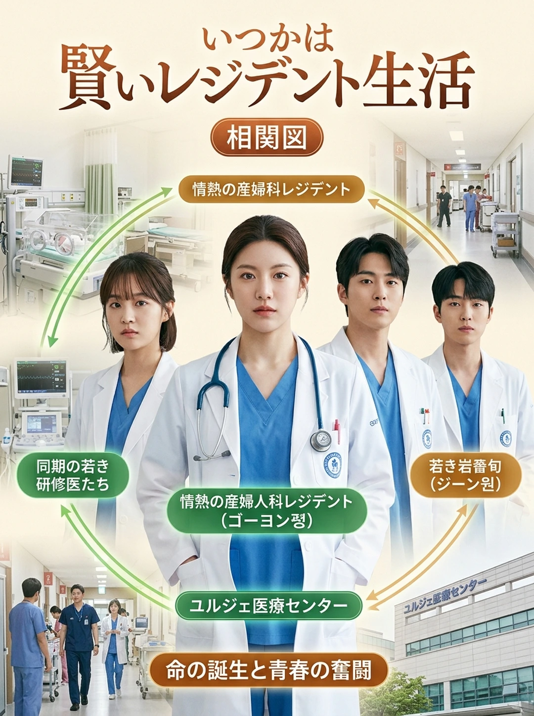 『いつかは賢くなる専攻医生活』人物相関図・関係性完全マップ