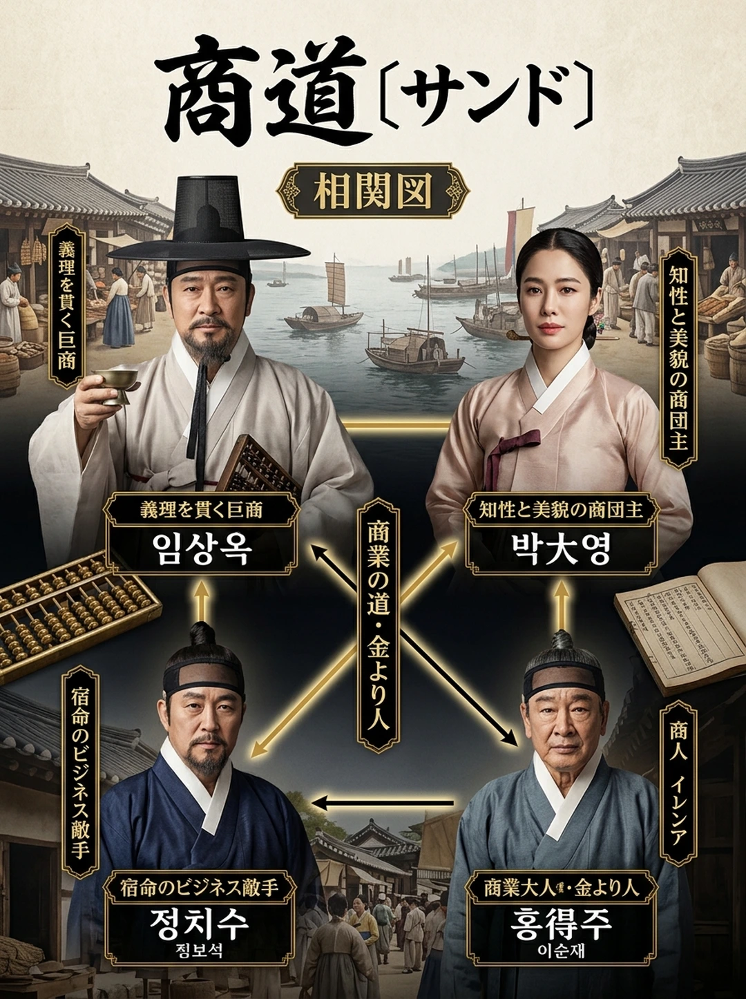 『商道（サンド）』人物相関図・関係性完全マップ