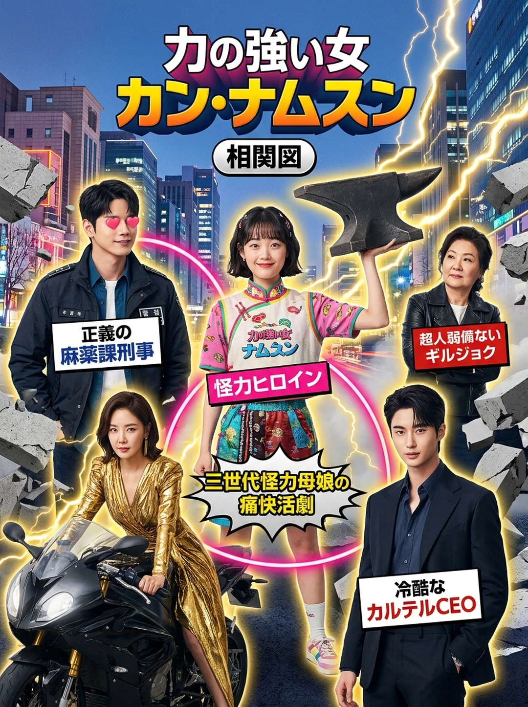 『力の強い女 カン・ナムスン』人物相関図・関係性完全マップ