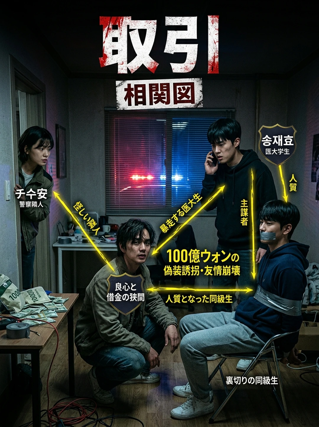 『取引〜友達を誘拐しました〜』人物相関図・関係性完全マップ