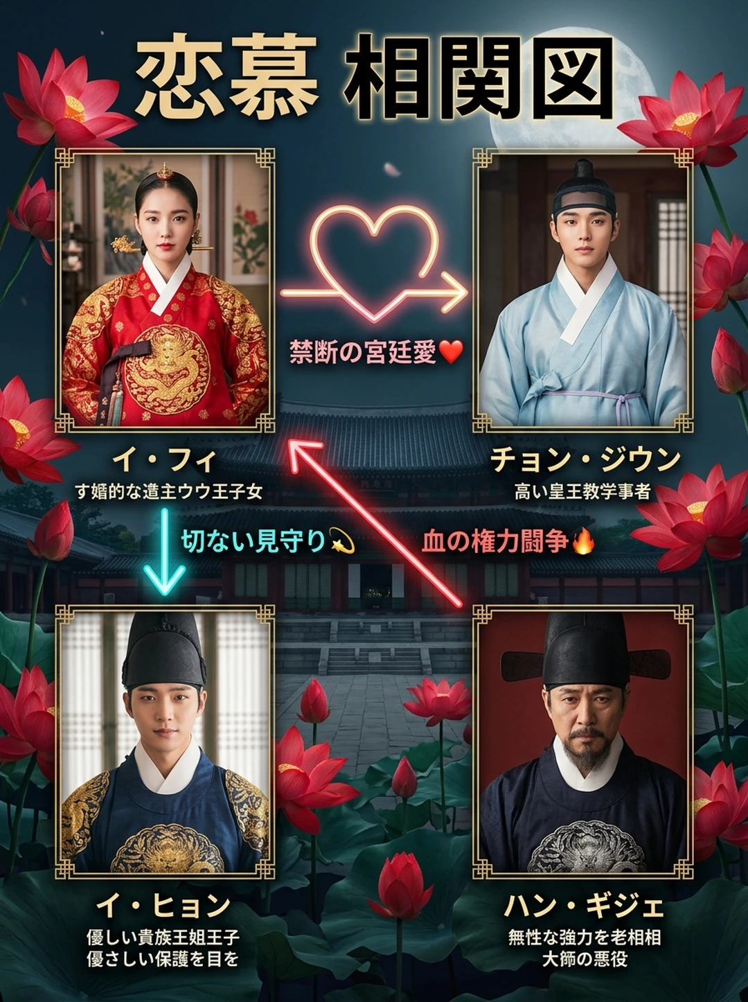 『恋慕』人物相関図・関係性完全マップ