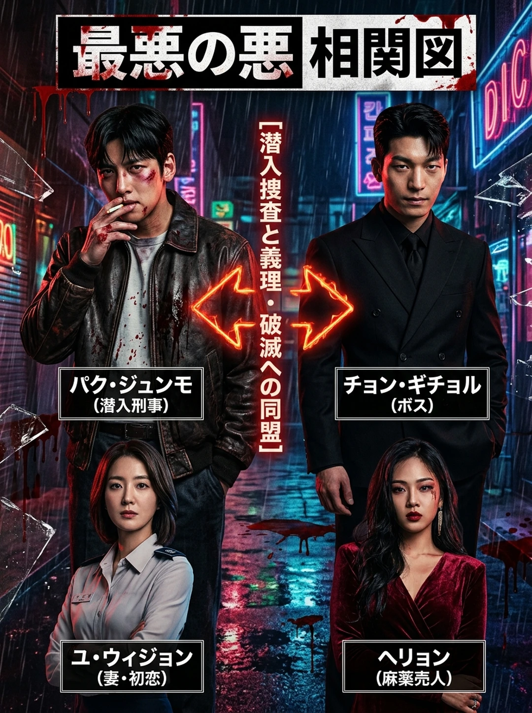 『最悪の悪』人物相関図・関係性完全マップ