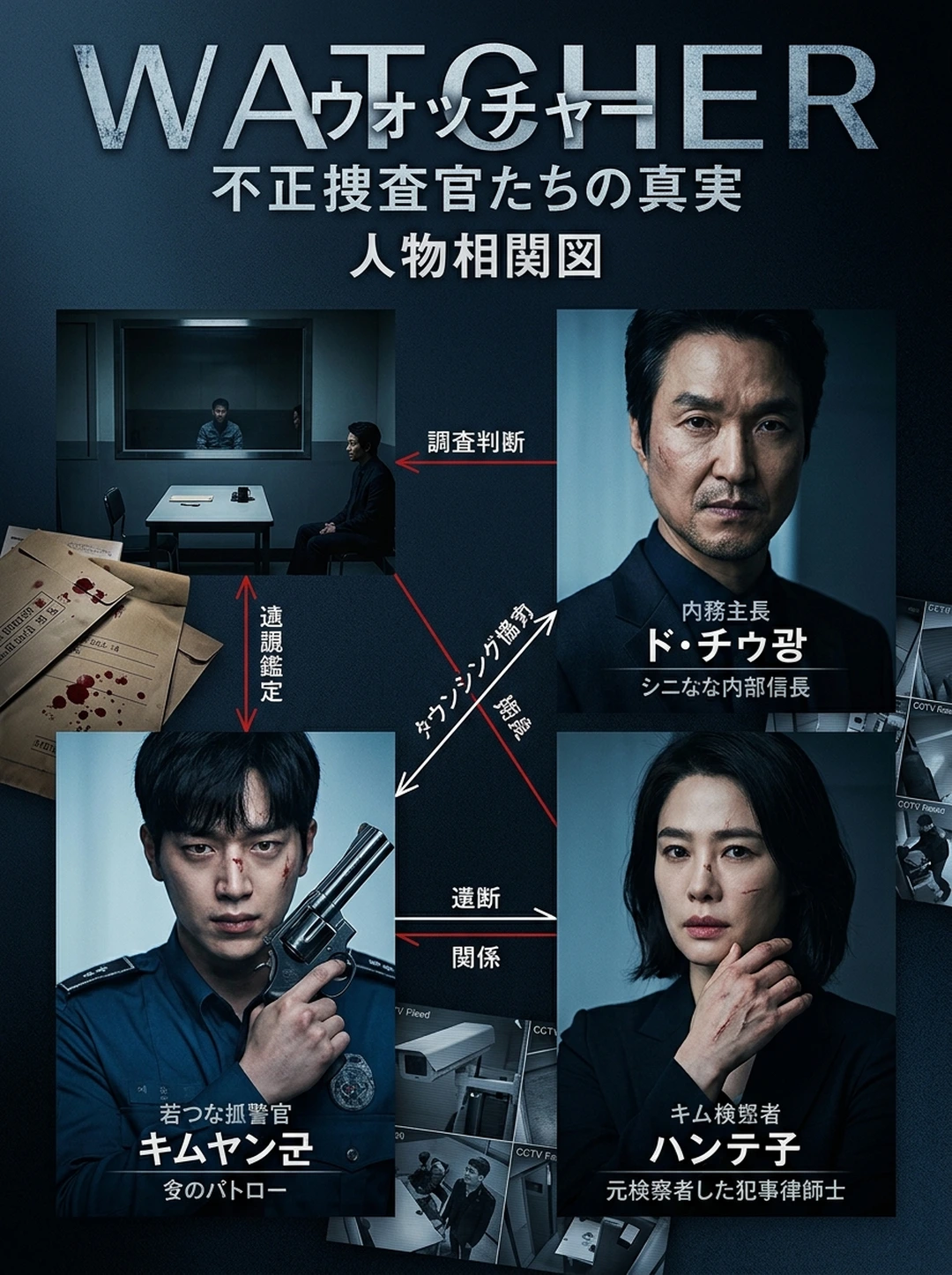 『ウォッチャー 不正捜査官たちの真実』人物相関図・関係性完全マップ