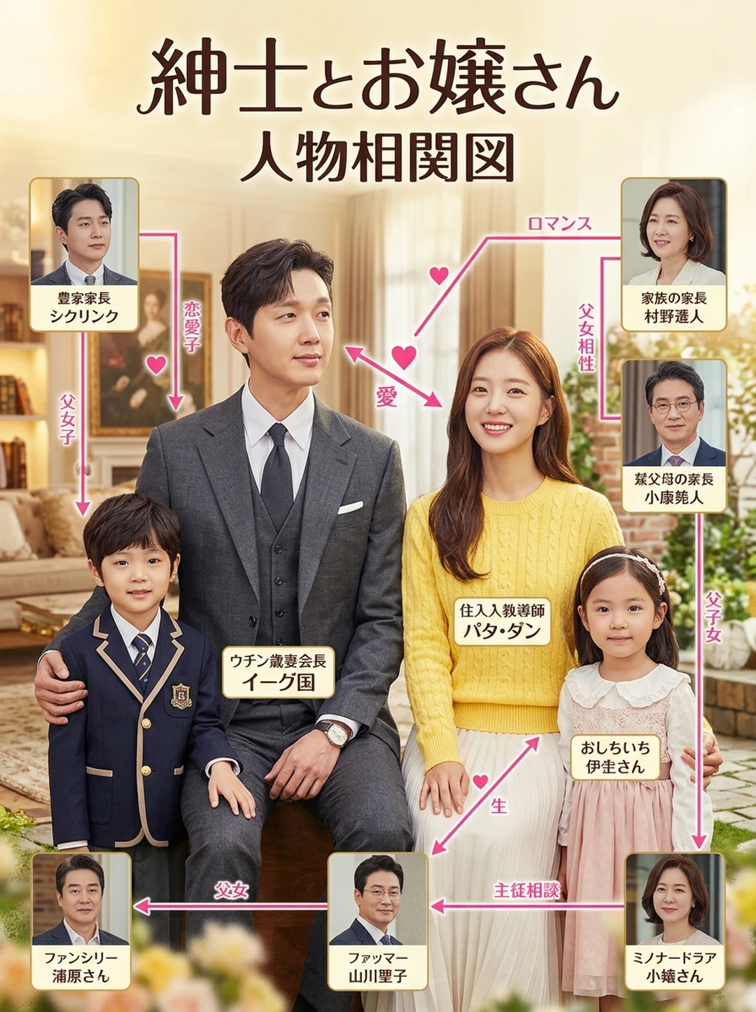 『紳士とお嬢さん』人物相関図・関係性完全マップ