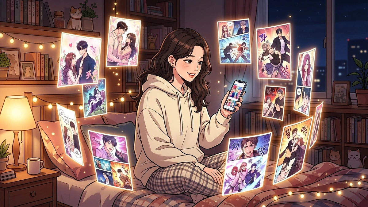 韓国漫画アプリおすすめ比較2026！完全無料で読める公式ストア神7
