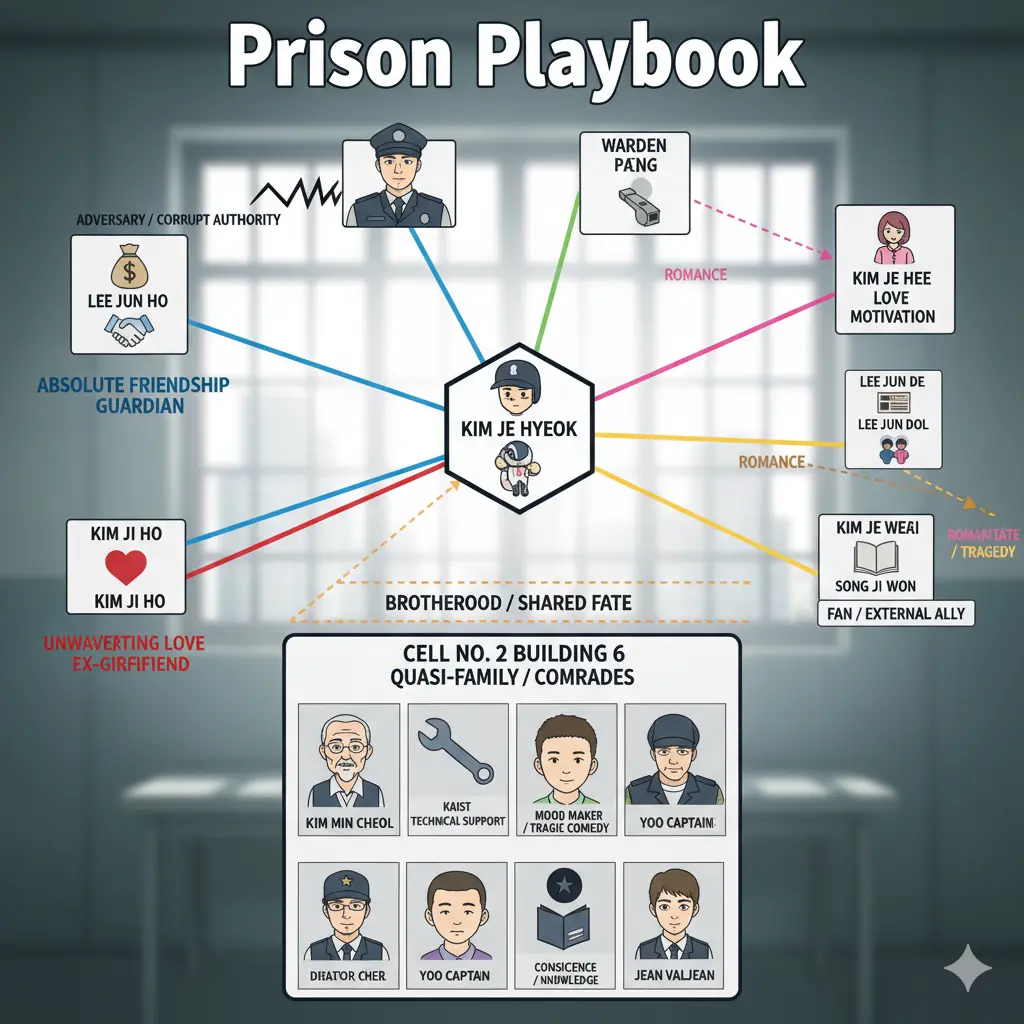 『刑務所のルールブック』豪華キャストと相関図を完全解読！人間模様が一目瞭然